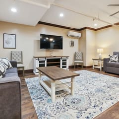 Chic Downtown Loft w/ City Views & Workspace