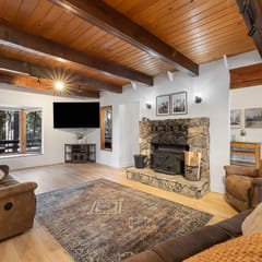 The Herold's Shaver Lake Retreat | BBQ, Fire pit+